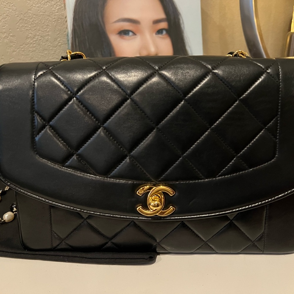 Vintage Diana flap bag